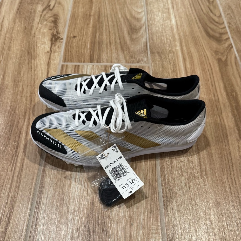 Adidas Adizone Tinman Elite XCS Running Shoes With Spikes NWT 11.5